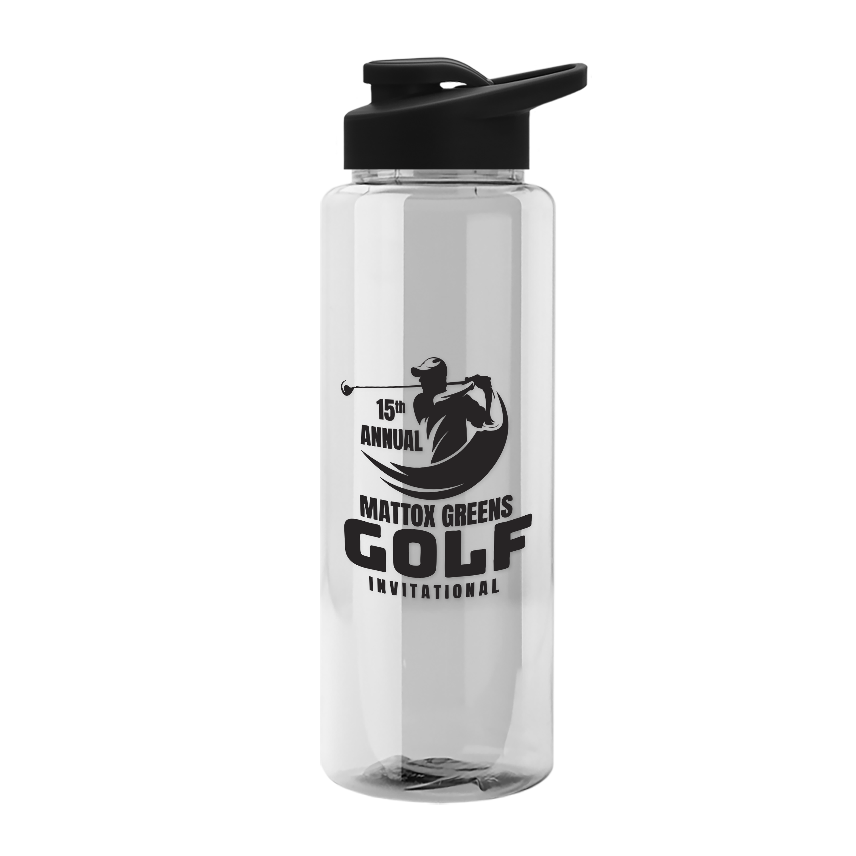 Guzzler Bottle with Drink-Thru Lid - 32 oz.
